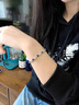赫蓮娜海洋之心手鏈女時(shí)尚飾品老婆生日禮物女奢侈品首飾七夕情人節(jié)禮物 HR心心相印手鏈【甄選禮盒】 曬單實(shí)拍圖