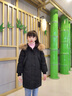 G.duck小黃鴨長(cháng)款洋氣羽絨服女童女孩中大童新款白鴨絨加厚保暖外套 黑色環(huán)保大毛領(lǐng) 防風(fēng)面料 140cm 曬單實(shí)拍圖