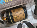 香港真皮包包女包奢侈品牌圓筒包手提發(fā)財桶單肩斜挎包七夕節(jié)禮物 棕色【送高檔禮品袋】 女生生日禮物實用送女友送老婆 曬單實拍圖