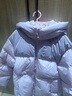 newbalancenb童裝男女兒童羽絨服冬季保暖防風連帽鵝絨羽絨服棉服7PE41013 7PE41013-LAV 紫羅蘭 160 cm 曬單實拍圖