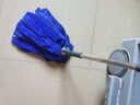 奕清良品普通圓頭拖把超細纖維拖布老式吸水墩布頭家用保潔手擰毛巾布拖把 【1桿1頭藍色】超纖布拖把 曬單實(shí)拍圖