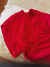 春織加厚內褲女本命年內衣中老年短褲純棉馬年大紅三角褲棉質(zhì)紅色內褲 【加厚女款】大紅+大紅 4XL  (3尺-3尺6) 曬單實(shí)拍圖