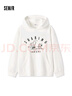 森馬（Semir）史努比系列連帽衛(wèi)衣男復(fù)古學(xué)院印花情侶裝秋季寬松101524116201 曬單實拍圖