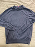 Tommy Hilfiger【撞色條紋】秋冬男裝純棉休閑學(xué)院風(fēng)圓領(lǐng)內搭打底衫針織衫 【簡(jiǎn)約合身毛衣】霧霾藍C9T XL （推薦：165-180斤） 曬單實(shí)拍圖