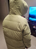 雪中飛羽絨服女短款連帽冬裝外套2025新款時(shí)尚休閑百搭寬松韓版防寒服 綠色 XL （120-135斤） 曬單實(shí)拍圖