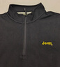 吉普（JEEP）美國(guó)正品Jeep高端美式半拉鏈衛(wèi)衣男士春秋潮牌長(zhǎng)袖t恤POLO衫外套 軍綠色【官方正品】 XL 推薦135-150斤 曬單實(shí)拍圖