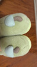 百慕傾臣可愛(ài)蘑菇棉拖鞋女秋冬季新款毛絨保暖厚底防滑室內家居月子棉鞋男 綠色 40-41 適合39-40（內長(cháng)250mm） 曬單實(shí)拍圖