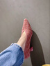 MALOVE MZ黑色高跟鞋女2025新款氣質(zhì)粗跟單鞋大碼職業(yè)通勤女鞋 烤杏仁色 36 曬單實(shí)拍圖