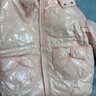 巴拉巴拉巴拉巴拉童裝女童羽絨服小童冬兒童寶寶亮面外套加厚上衣時尚洋氣 紅色調(diào)00366 110 曬單實拍圖