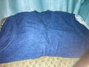 浪登[含羊毛]男士毛背心2025冬季新款休閑馬甲無(wú)袖V領(lǐng)保暖針織衫 深藍色 3XL (190) 104A 曬單實(shí)拍圖