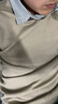 羅蒙假兩件毛衣針織衫男士冬季內搭打底衫毛線(xiàn)衣上衣服羊休閑毛衫男裝 卡其色 常規 XL 約135-150斤可穿 曬單實(shí)拍圖