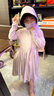 翊尚美兒童防曬衣女冰絲涼感長(zhǎng)款防曬服薄款透氣速干皮膚衣防紫外線外套 淡粉 UPF100+ 【涼感全身防曬】 120 【推薦體重44-56斤】 曬單實(shí)拍圖