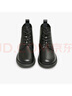 他她（TATA）冬商場同款經(jīng)典系帶馬丁靴女黑色百搭炸街小短靴WXL01DD3 黑色（單里） 36 曬單實拍圖
