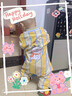 漢唐貝貝新生嬰兒衣服春秋外套裝純棉雙層連體衣幼兒寶寶秋季可愛哈衣爬服 黃色 80cm （建議6-9個(gè)月，7-10KG) 曬單實(shí)拍圖