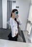 WATERTIME泳衣分體女款泡溫泉海邊度假潛水四件套防曬速干套裝 水漾幻彩 【四件套】 XL （160-170CM/60-68KG） 曬單實(shí)拍圖