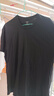 立蒙（LIMENG）【2件裝】180g純棉黑白色短袖t恤男女寬松打底潮t 黑+黑 3XL  曬單實(shí)拍圖