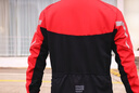思帕客（Spakct）秋冬防風(fēng)抓絨騎行服長(cháng)袖公路車(chē)上衣火焰IV  黑紅 2XL 曬單實(shí)拍圖