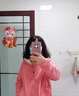 啄木鳥抓絨短款外套女秋冬2023年新款春秋中年羊羔毛搖粒絨加絨上衣 粉色 XL (推薦110-125斤) 曬單實(shí)拍圖