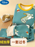 迪士尼兒童加絨保暖內衣套裝男女童寶寶加厚冬季新款睡衣秋衣秋褲家居服 好運龍-加/絨加/厚 WY 120 建議身高105-115cm 曬單實(shí)拍圖