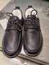 夢(mèng)特嬌（MONTAGUT）皮鞋男新款英倫輕奢商務(wù)休閑男鞋頭層牛皮軟底單鞋秋冬季鞋子男 曬單實(shí)拍圖