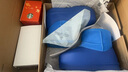 UGG【明星同款】冬季男女同款迷你脆皮泡芙雪地靴1158370 BGSK | 天藍(lán)色 37 曬單實拍圖