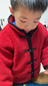G.DUCKKIDS童裝漢服男童套裝冬季兒童過(guò)年衣服唐裝中國風(fēng)男寶寶周歲禮服兩件 紅色 120 (建議身高110-120cm 6-7歲 曬單實(shí)拍圖