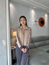 雅鹿媽媽秋裝2025新款洋氣套裝中老年人女裝運(yùn)動(dòng)50歲60春秋季寬松衣服 杏色 3XL (180) 曬單實(shí)拍圖