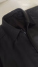 凱撒真皮皮衣男士秋冬翻領(lǐng)牛皮革海寧皮夾克外套KS83392  黑色 2XL  曬單實(shí)拍圖