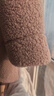 羅蒙（ROMON）媽媽裝冬裝棉服女羊羔毛外套女加絨加厚棉襖秋冬季棉衣中老年女裝 卡其 5XL （推薦150-170斤左右) 曬單實拍圖