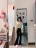浪莎微喇牛仔褲女2025春夏新款黑色喇叭褲高腰顯瘦小個(gè)子休閑闊腿褲子 黑色 【春夏新款-高彈牛仔布】 27 【推薦96-105斤】 曬單實(shí)拍圖
