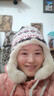 蘇木佰（SOMUBAY）冬季加厚加絨保暖雷鋒帽子女針織提花圖案護耳帽東北防寒百搭休閑 杏色 均碼(55-59cm) 曬單實(shí)拍圖