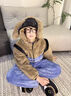 束時(shí)·創(chuàng  )漫動(dòng)漫卡通連體睡衣男女秋冬加厚珊瑚絨青少年學(xué)生大碼家居服套裝 絕區零治安布連體（加厚）+棉鞋 XL (160-172cm,適用60-70kg) 曬單實(shí)拍圖