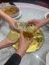初徑高貴上檔次貴夫人假兩件連衣裙女士2025秋冬季長袖氣質(zhì)收腰打底裙 棗紅色 2XL 建議115-130斤 曬單實拍圖
