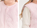 babycare兒童輕薄羽絨服馬甲中大童校園內(nèi)搭保暖寶寶背心羽絨內(nèi)膽 輕盈粉 120cm 曬單實(shí)拍圖