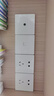 櫻通 墻壁AP面板 家用帶wifi5無(wú)線網(wǎng)絡(luò)六類網(wǎng)線入墻式86型插座 【千兆5G雙WiFi白色】【220V供電】 型號(hào)不同，網(wǎng)速不同，可先咨詢客服 曬單實(shí)拍圖