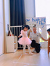 南瓜精靈兒童舞蹈服女童秋冬長(cháng)袖芭蕾舞裙幼兒中國舞形體練功服女孩跳舞裙 淺粉色【長(cháng)袖】 110 (建議105-110cm 25-33斤) 曬單實(shí)拍圖
