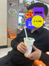 蕉內(nèi)（Bananain）【王一博同款】熱皮501C男女同款圍巾圍脖保暖羊毛披肩生日禮物冬 黑色 均碼 曬單實拍圖