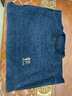 勞倫拉保羅高端品牌長(cháng)袖T男打底衫冬季圓領(lǐng)雪尼爾加絨加厚保暖針織內搭毛衣 哈青 M (建議100-120斤） 曬單實(shí)拍圖