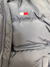 TOMMY JEANS【90絨】秋冬季男美式潮流刺繡保暖連帽寬松面包羽絨服外套 藏青色C1G M （推薦：140-160斤） 曬單實(shí)拍圖
