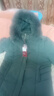 雋狐中老年羽絨服女款過(guò)膝長(zhǎng)款媽媽冬裝奶奶加厚大碼老人太太冬季外套 豆綠 5XL 【推薦146-160斤】 曬單實(shí)拍圖