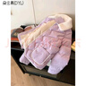 朶云離紫色羊羔毛翻領(lǐng)小香風(fēng)棉服女秋冬2025新款保暖小個(gè)子減齡短款外套 主圖色 XL 120-135斤 曬單實(shí)拍圖