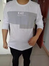 佐敘純棉長袖t恤男士春秋季寬松潮流體恤上衣服休閑衛(wèi)衣內(nèi)搭打底衫 白色 常規(guī) 2XL （140-160斤） 曬單實拍圖