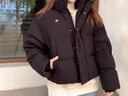 Calvin KleinJeans【防水】秋冬女士戶(hù)外休閑少女風(fēng)ck絨領(lǐng)立領(lǐng)鴨絨羽絨服外套 BEH-太空黑 L 曬單實(shí)拍圖