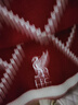 LIVERPOOL FC利物浦俱樂部【官方正版】丨紅色菱格紋圍巾拼色針織時尚百搭秋冬 利物浦紅色菱格紋 曬單實拍圖