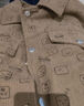 洛茲夾克外套男士春秋冬款翻領(lǐng)燈芯絨印花外穿上衣服寬松休閑男裝褂子 卡其【加棉】 L 曬單實(shí)拍圖