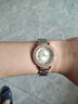 時(shí)光一百（TIME100）女表輕奢爆鉆滿(mǎn)天星手表羅馬刻度鋼帶小三針圓盤(pán)防水簡(jiǎn)約石英表 玫瑰金色 曬單實(shí)拍圖