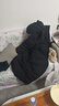 UR2024冬季新款女裝休閑簡約絎縫連帽寬松羽絨服UWM140007 黑色 S 曬單實拍圖