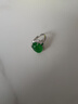 胖東來(lái)品質(zhì)陽(yáng)綠翡翠戒指天l然玉石玉l髓925銀色開(kāi)口女戒簡(jiǎn)約時(shí)尚 綠玉l髓戒指 曬單實(shí)拍圖