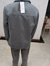 羅蒙（ROMON）外套男春秋季夾克男士韓版休閑翻領(lǐng)上衣服男裝 深灰色 XL  曬單實(shí)拍圖