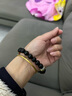 正品黑曜石手串男女手鏈本命年五路財神情侶手串轉運珠飾品 10mm女款-五財神黑曜石手串 曬單實(shí)拍圖